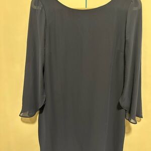 Jennifer Lopez Charcoal Long Sleeve Dress